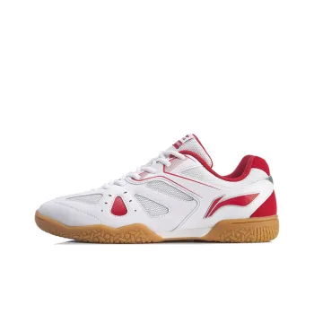 LINING Hawk Eye Men's Table Tennis Shoes   White/Red