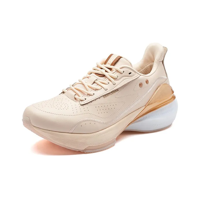 361° Cushioned Wear Resistant Breathable Lightweight Low Top Casual Running Shoes Men's Rose Gold-1