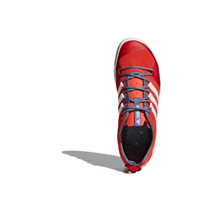 Adidas Terrex CC Boat Slip Resistant Low Top Outdoor Shoes Unisex Red White-4