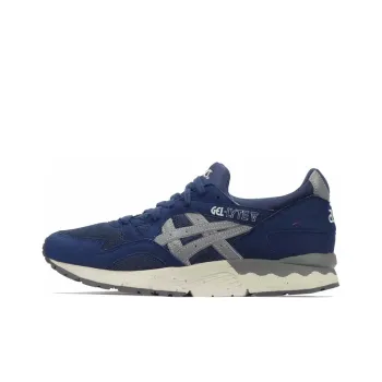 Asics Gel-Lyte 5 Anti-Slip Wear-Resistant Low-Top Running Shoes Men's Navy Blue