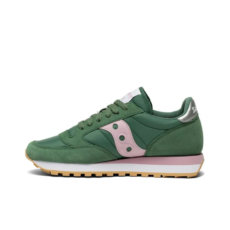 Saucony Jazz Original Running Shoes Women's Low-Top Green/Pink/White-0