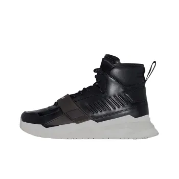 BALMAIN Anti Slip Wear Resistant High Top Casual Shoes Men's Black