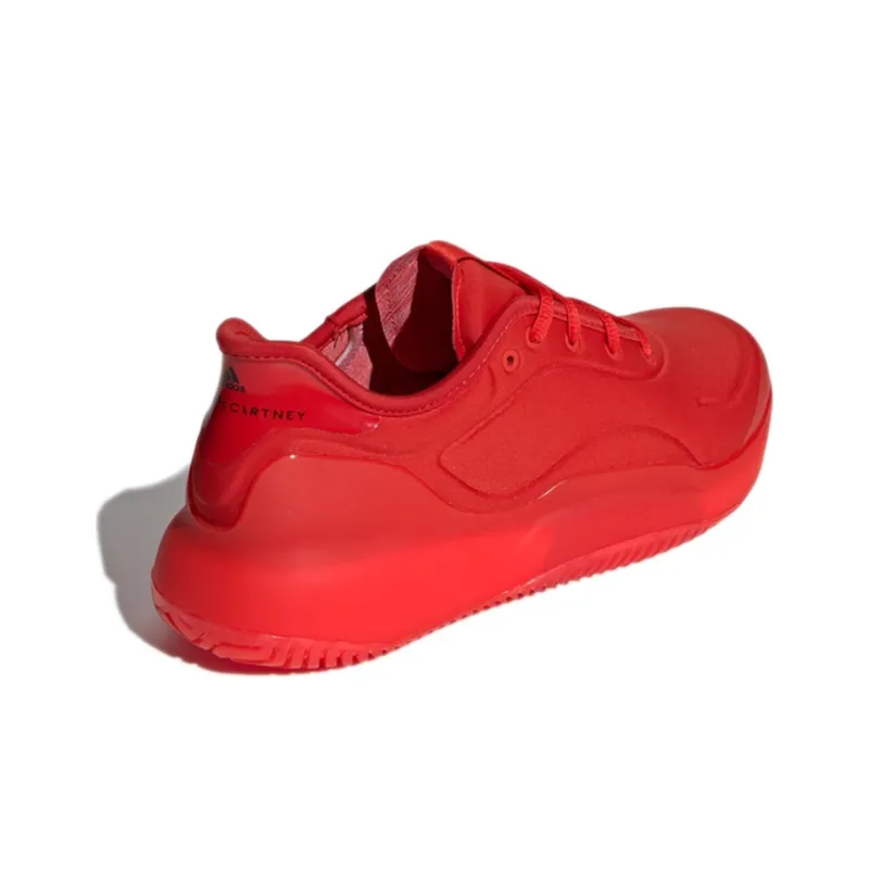 Adidas Stella McCartney Court Boost Anti Slip Wear Resistant Low Top Tennis Shoes Women's True Red-3