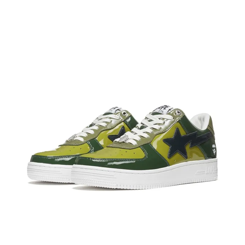 BAPE A BATHING APE Bape Sta Low Color Camo Combo Green-2