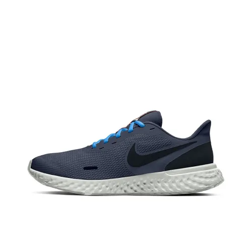 Nike REVOLUTION 5 Running Shoes Men Low-Top Blue/Black