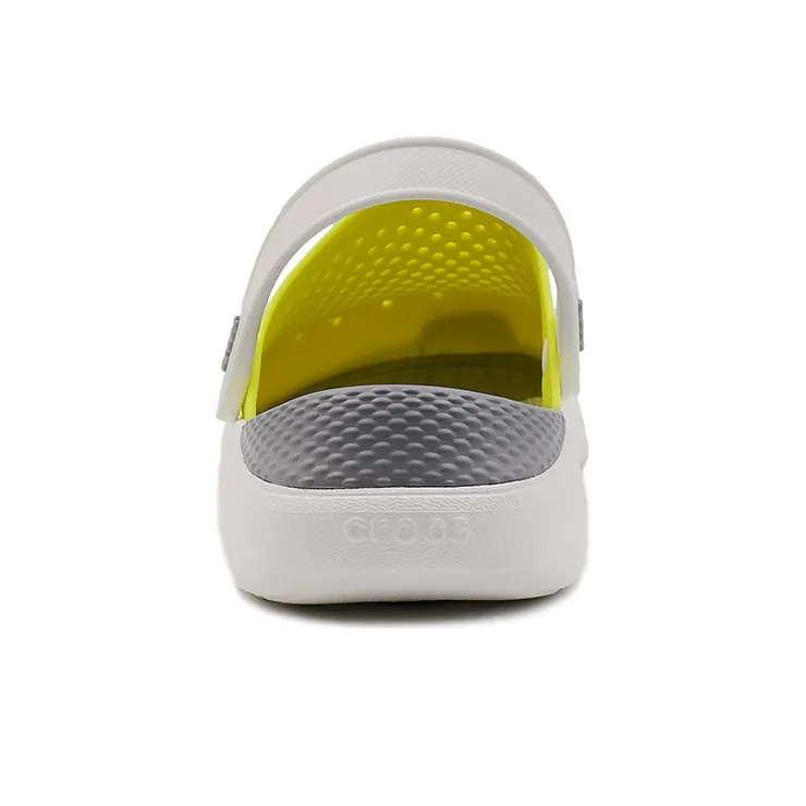Crocs LiteRide Lazer Cut Clogs 'Yellow Beige'-3