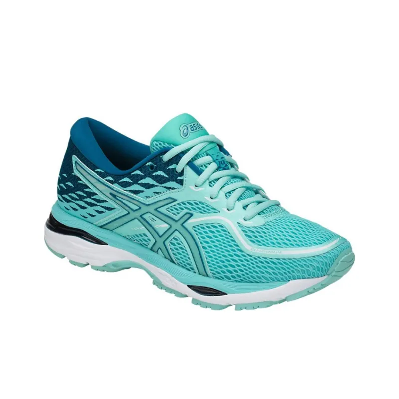 Asics Gel-Cumulus Durable Breathable Low-Top Running Shoes Women's Mint Blue-2