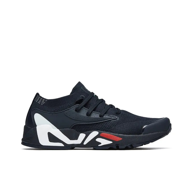 FILA Mind One Cushioned Anti-Slip Wear-Resistant Breathable Lightweight Low-Top Casual Running Shoes Men's Legend Blue-1