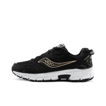 Saucony Cohesion 9 Classic Cushioning Anti Slip Wear Resistant Breathability Low Top Running Shoes Women's Black