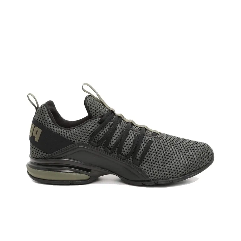 PUMA Axelion Running Shoes Men Low Top Army Green-1
