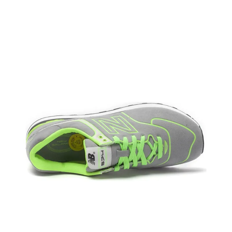 New Balance 574 Neon Lights Sneakers Grey/Green-2