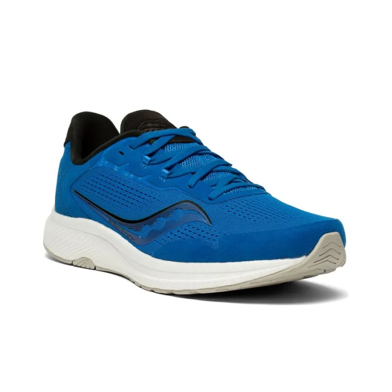 Saucony Freedom 4 Cushioned Anti-Slip And Wear-Resistant Lightweight Low-Top Casual Running Shoes Men's Blue White-2