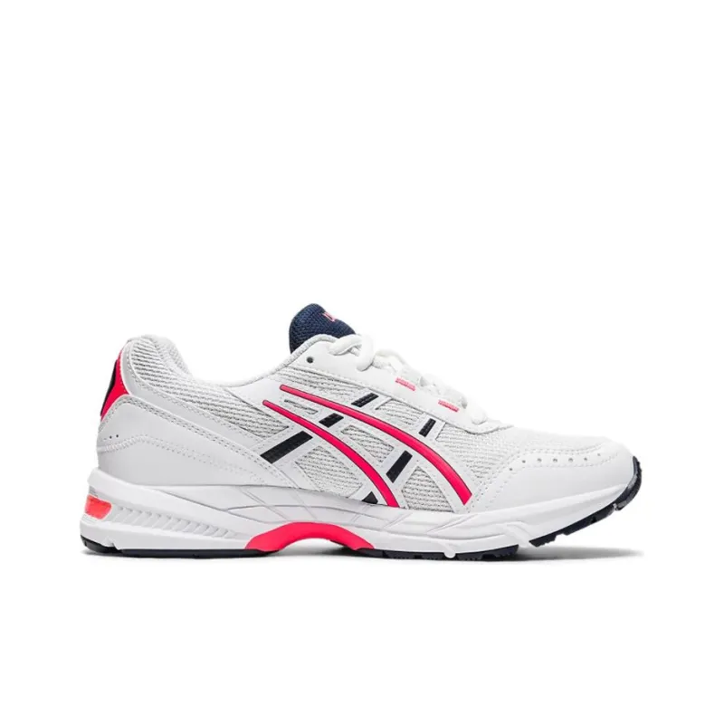 Asics Gel-Escalate Durable Breathable Low-Top Running Shoes Women's White Pink-1