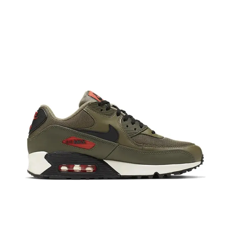 Nike Air Max 90 Medium Olive Black Team Orange-1