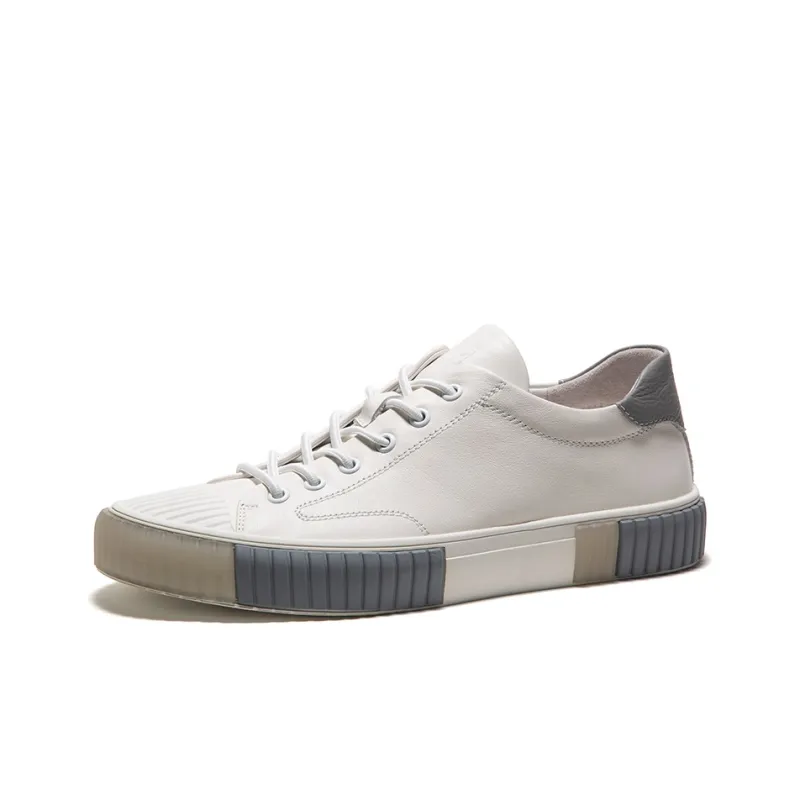 Anthony Miles Stylish Skateboarding Shoes Men's White Gray-1