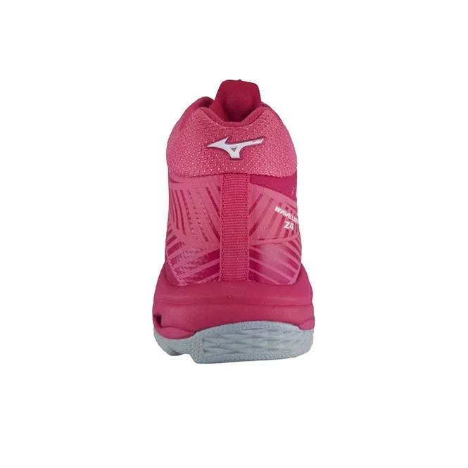 Mizuno Wave Lightning Z4 Durable Breathable Mid-Top Running Shoes Unisex Red White-2