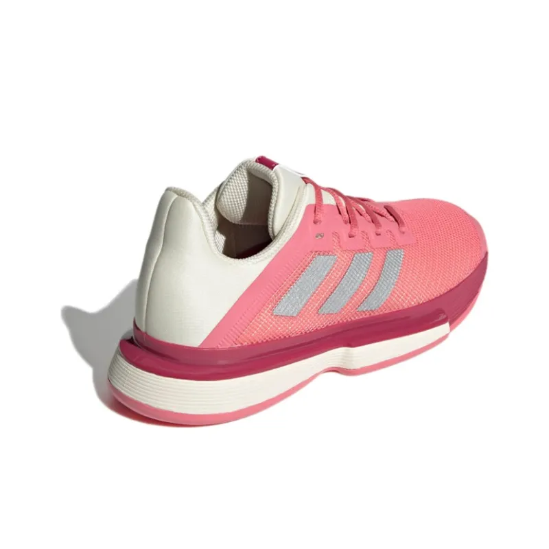 Adidas Solematch Bounce Slip Resistant Breathable Low Top Tennis Shoes-3