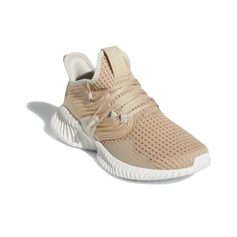 Adidas Alphabounce Instinct Anti-Slip And Wear-Resistant Breathable Low-Top Running Shoes Unisex Beige Brown-2