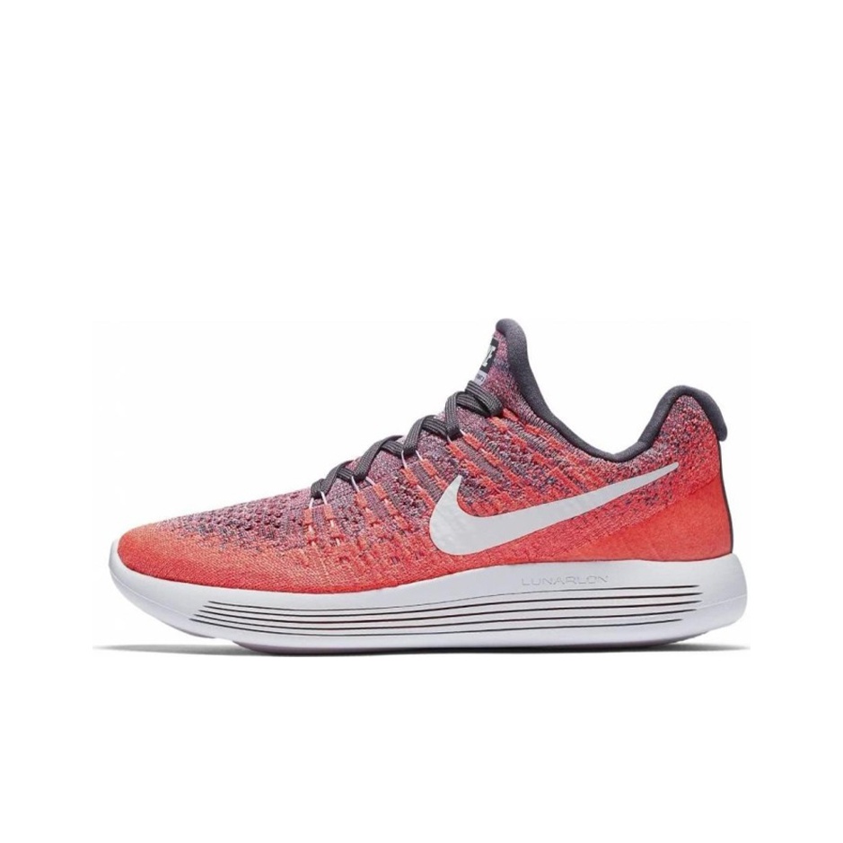 Nike LunarEpic Flyknit 2 Running Shoes Women s Low Top Red Black POIZON