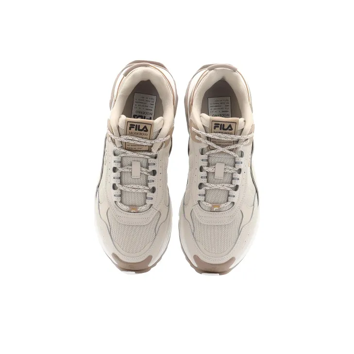 FILA Fashion Sneakers Cushioning Anti Slip And Wear Resistant Lightweight Rebound Low Top Running Shoes Men's Oat-3