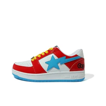 Hello Kitty x A BATHING APE STA Stylish Skateboarding Shoes Men's Blue Red