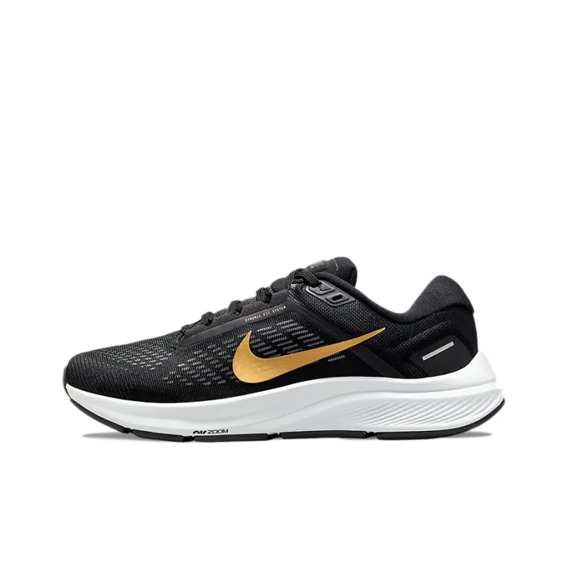 Nike Air Zoom Structure 24 'Black Metallic Gold Coin' Women's-0