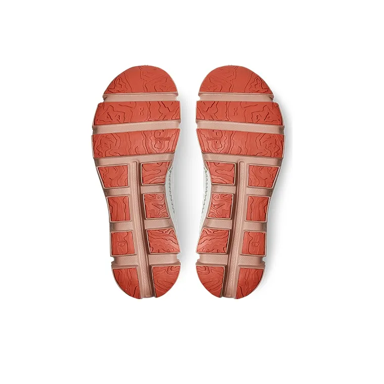 On Cloudaway Low Top Running Shoes Women's White Red-5