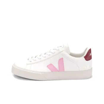 VEJA Campo Chromefree Leather 'White Guimauve Marsala'