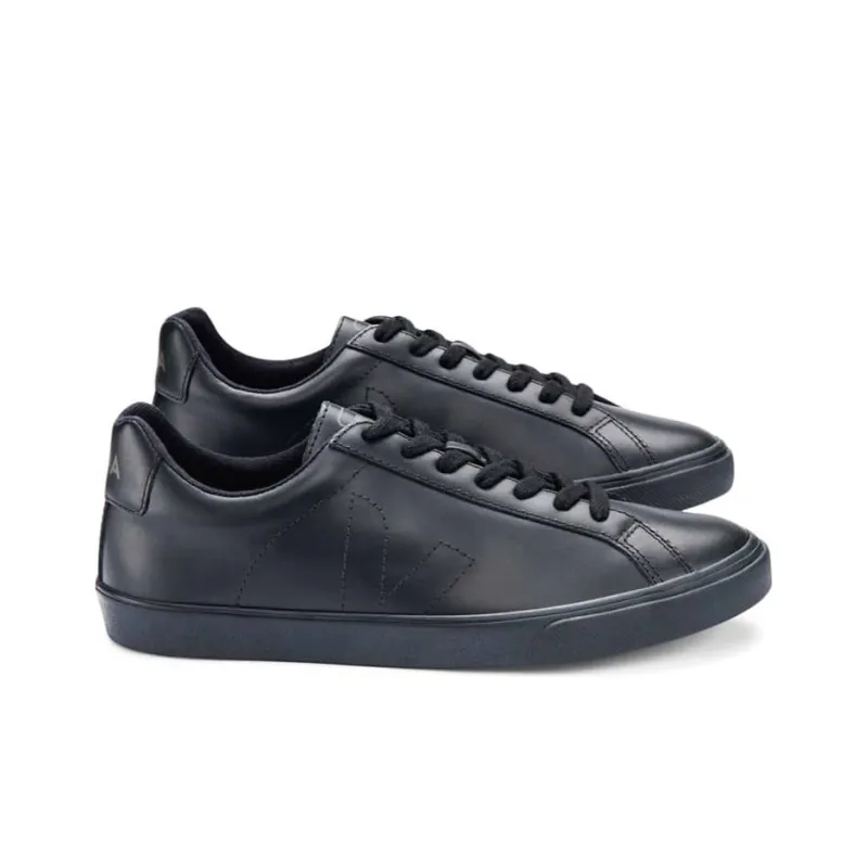 VEJA Esplar Skateboard Shoes Unisex Low-Top Charcoal Black-2