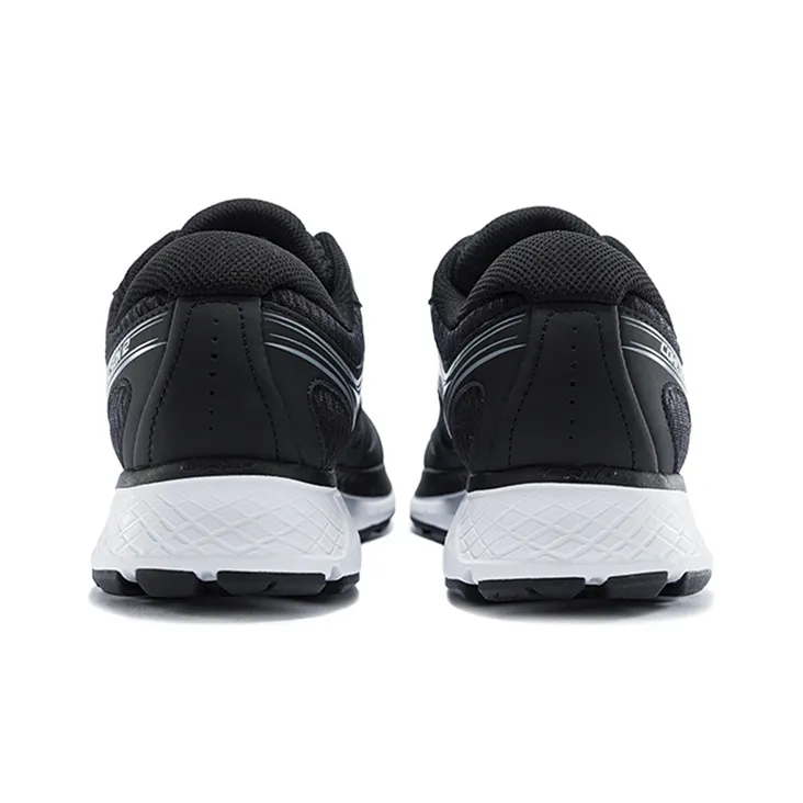 Saucony Cohesion 12 Lightweight And Breathable Low Top Running Shoes Men's Black Standard M-3