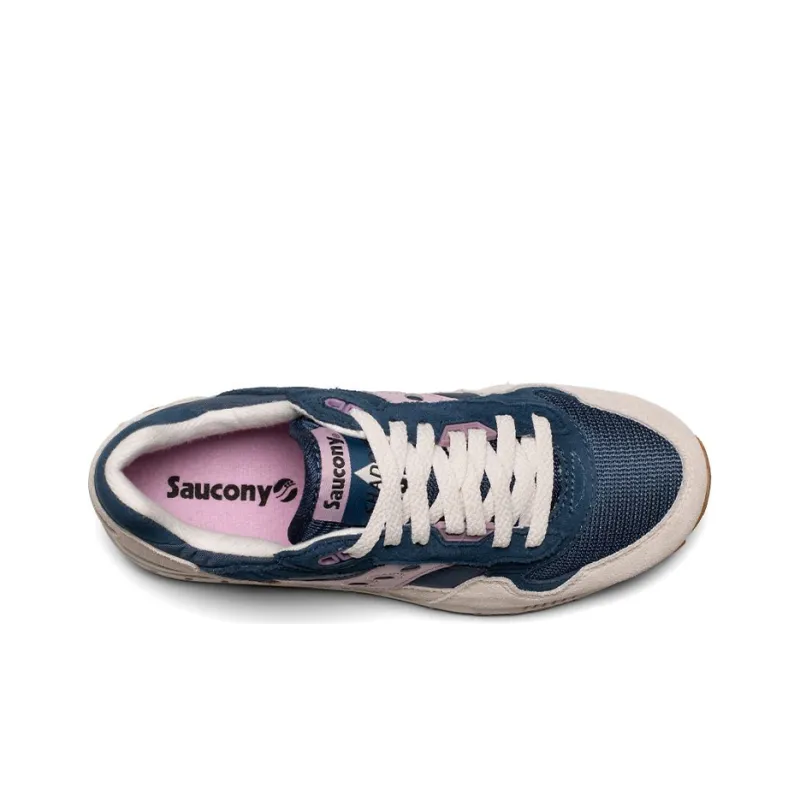 Saucony Shadow 5000 Vintage Low-Top Running Shoes Women's White Blue Standard M-3