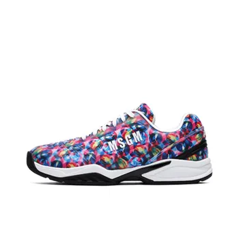 Msgm X FILA Heritage FHT Running Shoes Women's Low Top White/Black/Multicolor/Red/Yellow