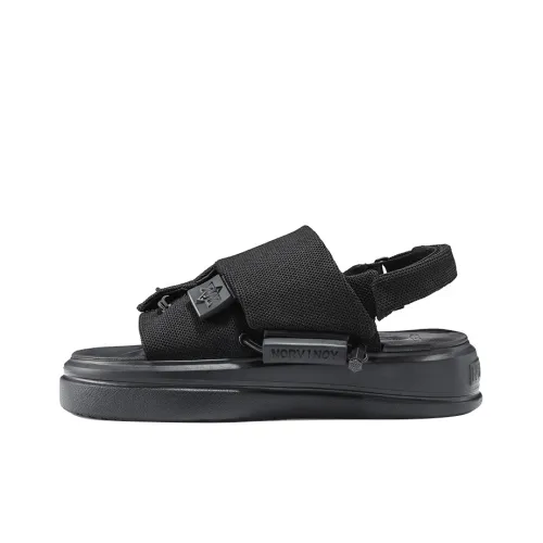 NORVINCY Beach Sandals Unisex Black