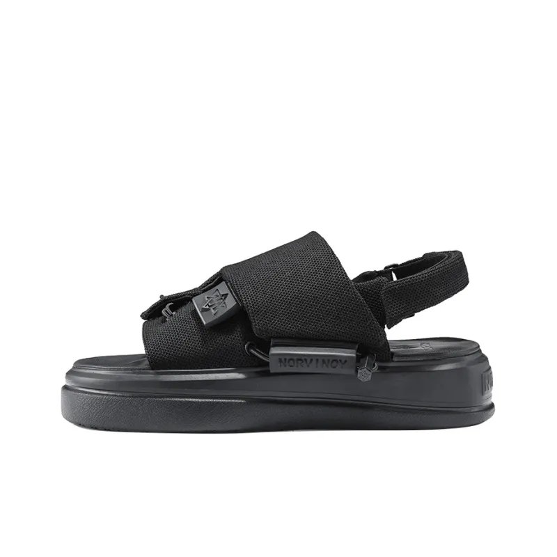 NORVINCY Street Beach Sports Hook and Loop Sandals Unisex-0