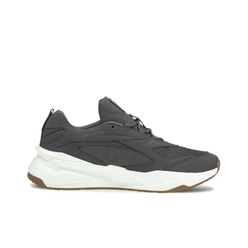 PUMA Rs Fast Prm Breathable Lightweight Low-Top Running Shoes Men's Gray-1