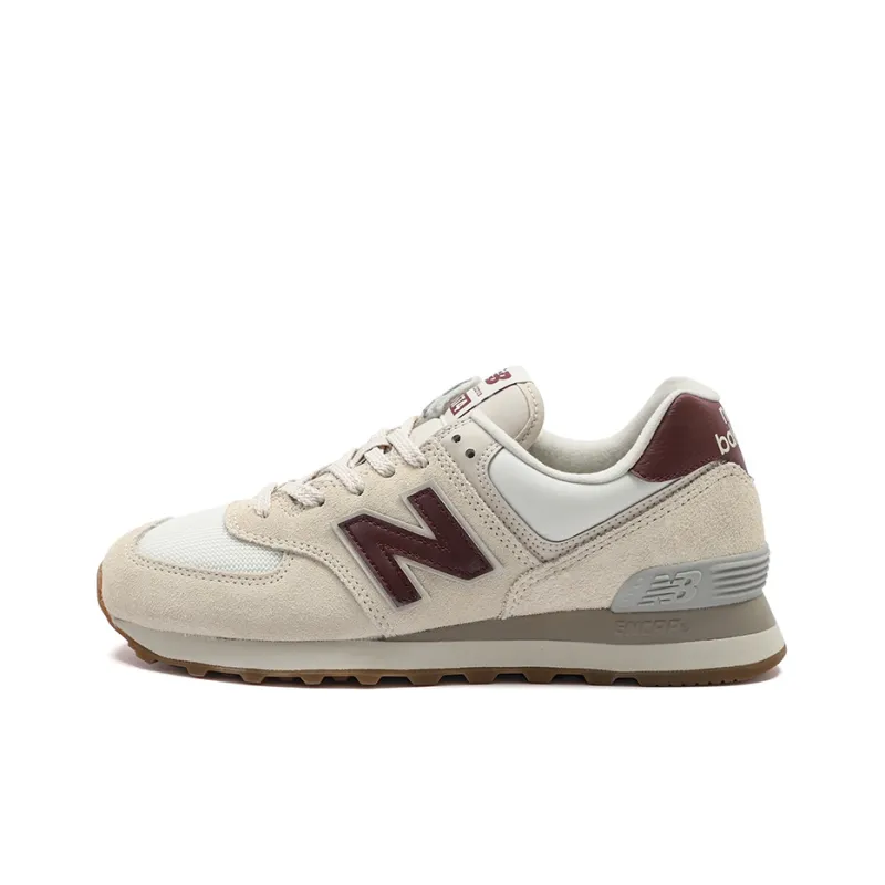 New Balance 574 Moonbeam Burgundy Women's-0