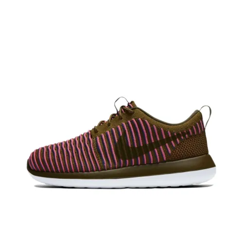 Nike Roshe Two Running Shoes Women's Low-Top Brown/Purple