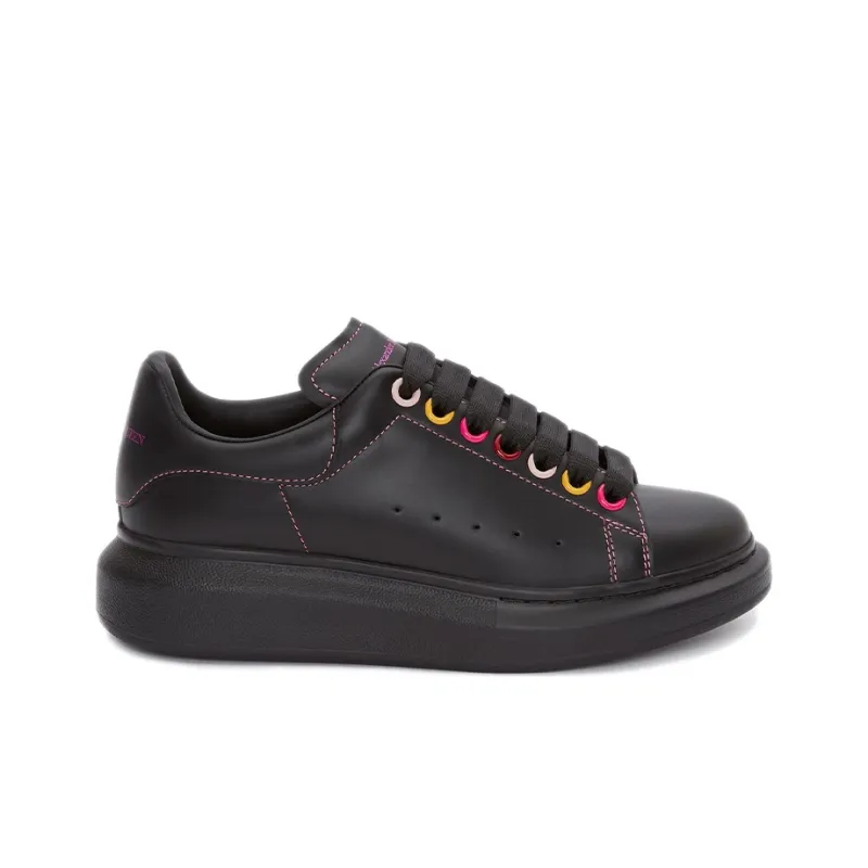 Alexander McQueen Oversized Sneaker 'Black Rainbow' Women's-1