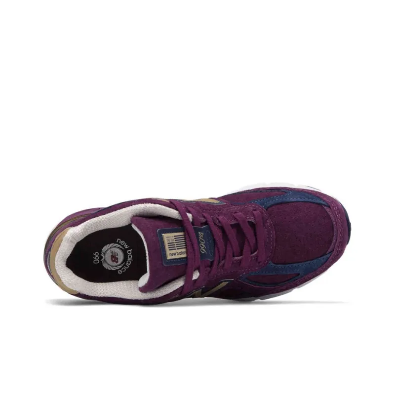 New Balance 990v4 Claret Women's-2