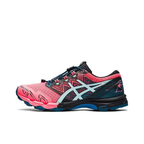 Asics Women's Gel FujiTrabuco Sky 'Blazing Coral Clear Blue'