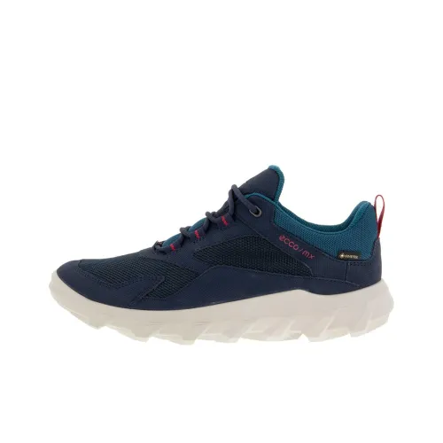 Ecco M Cushioning Anti-Slip And Wear-Resistant Low-Top Athletic Shoes Women's Blue