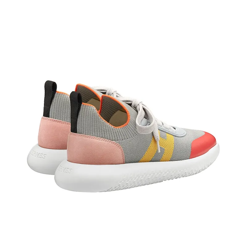 HERMES Crew Sneaker Anti Slip Wear Resistant Low Top Casual Shoes Women's Storm Gray-3