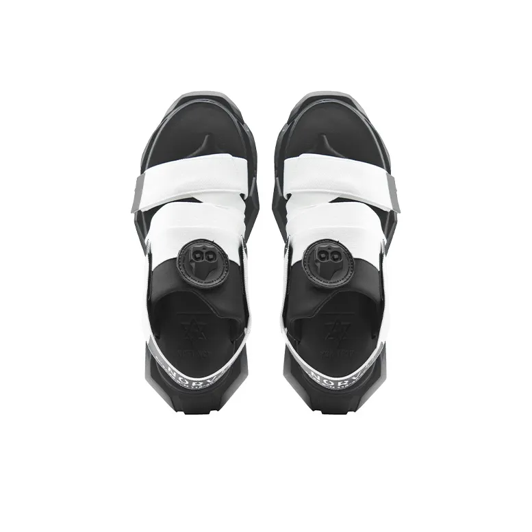 NORVINCY Soft Sole Hook and Loop Trendy Beach Sandals Unisex-2