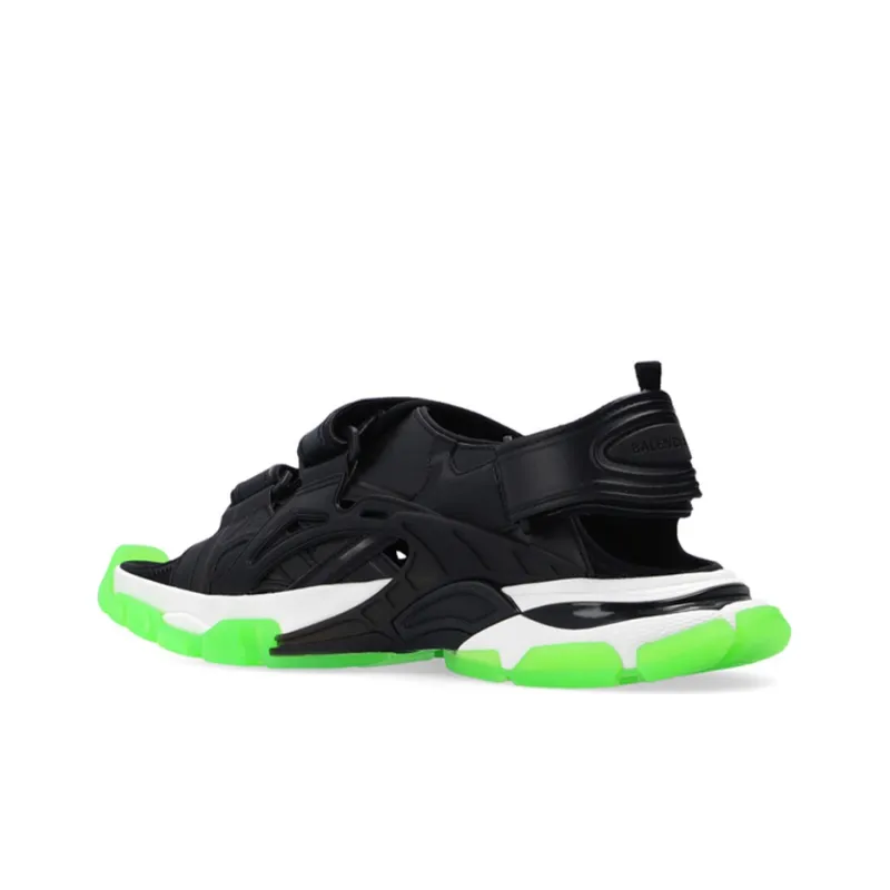 Balenciaga Track Sandal Black White Green-3