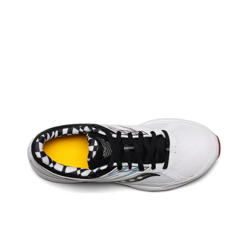 Saucony Cohesion 14 Breathable Abrasion Resistant Slip Resistant Low Top Running Shoes Men's White Classic Vintage-3