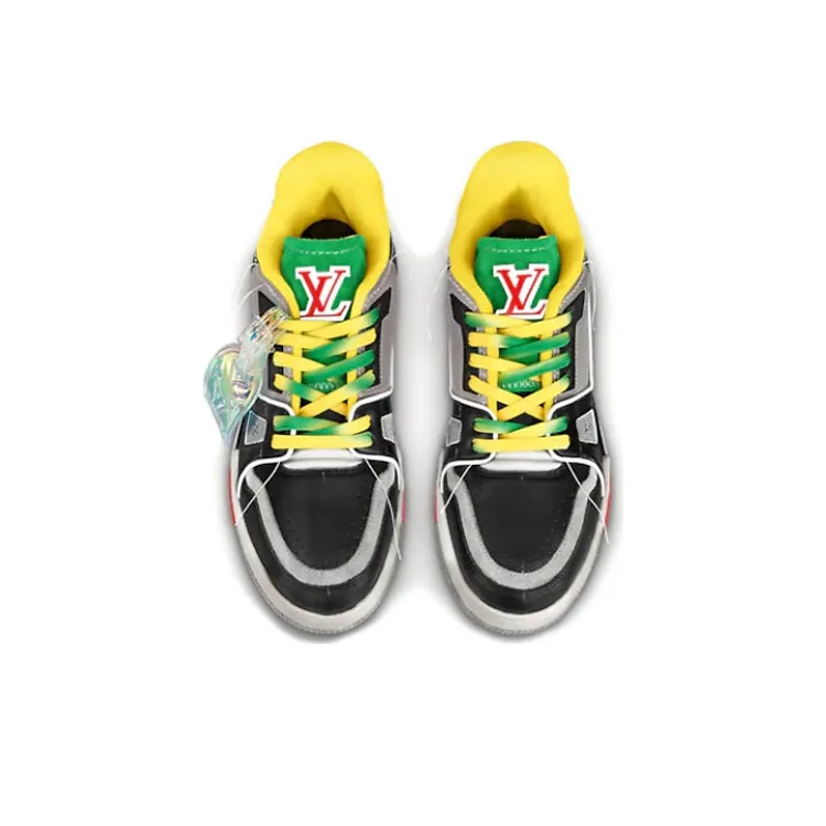 LOUIS VUITTON Lv Trainers 'Yellow Multi color'-2