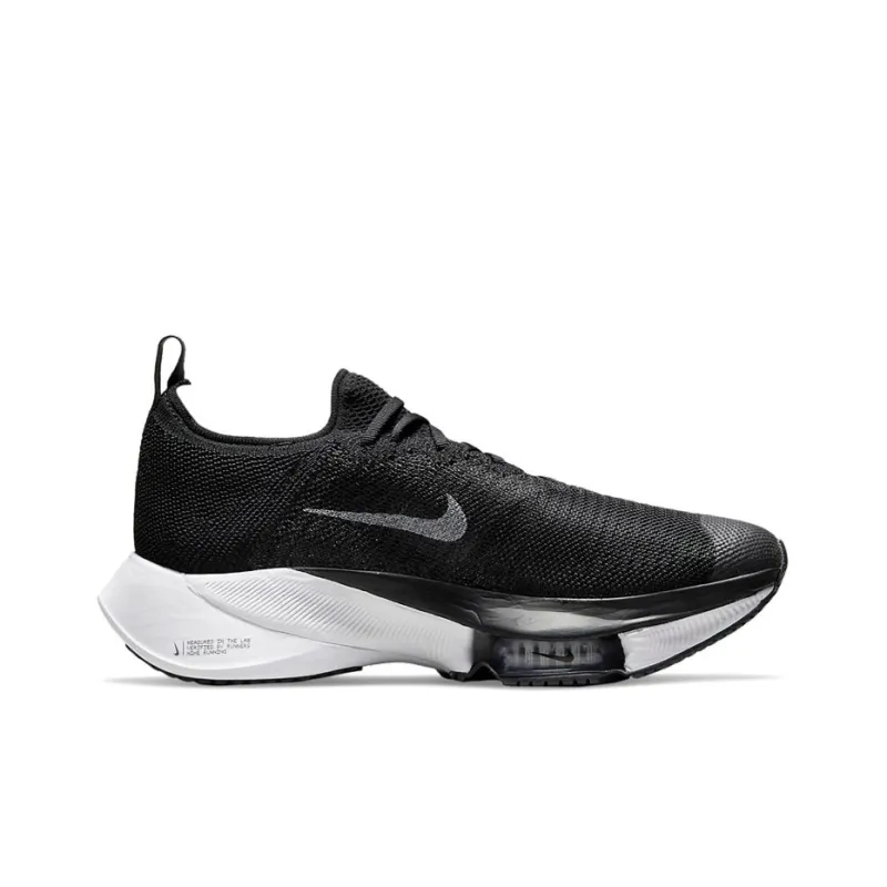 Nike Air Zoom Tempo Next% Flyknit Black White Women's-1