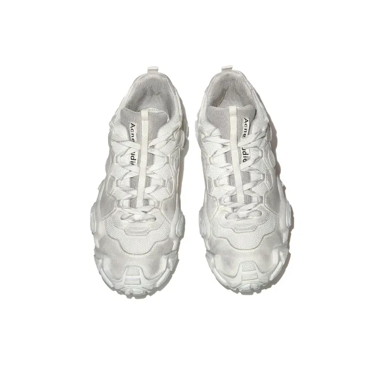 Acne Studios Low Top Running Shoes Women's White-2