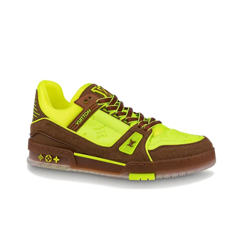 LOUIS VUITTON Trainer Yellow Brown-1