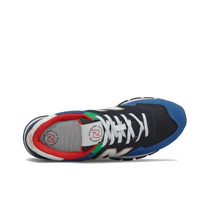 New Balance 574 Rugged Black Captain Blue-2
